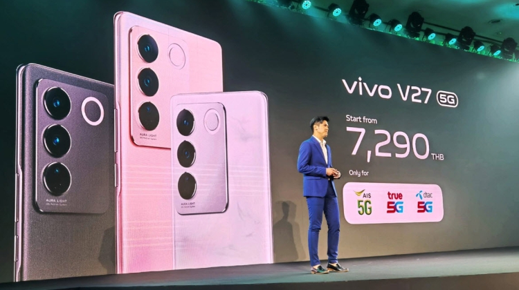 มาแล้ว! vivo V27 5G กล้องหน้า-หลัง 50MP พร้อมแฟลชกลม กับราคาโปรฯ ถูกสุด 7,240 บาท